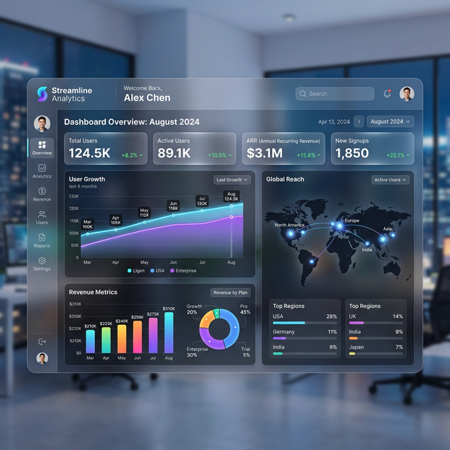 SaaS Analytics Dashboard